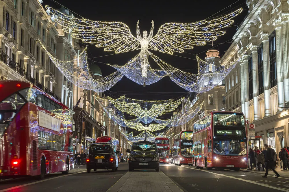 Decoração de Natal na Inglaterra