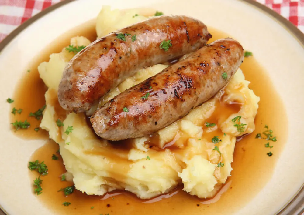 BANGERS AND MASH